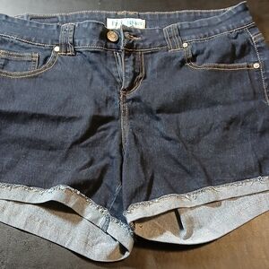 Paris Blues Dark Blue Denim Size 14 Short Shorts